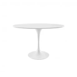 Modway NEW ARRIVAL Lily White Oval Dining Table, White Base
