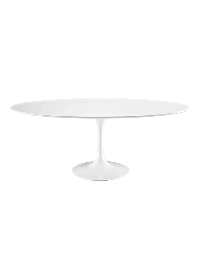 Modway NEW ARRIVAL Lily White Oval Dining Table, White Base 3 Modway NEW ARRIVAL Lily White Oval Dining Table, White Base
