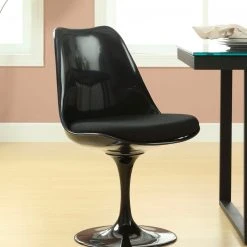Modway FURNITURE Lily Black Dining Chair