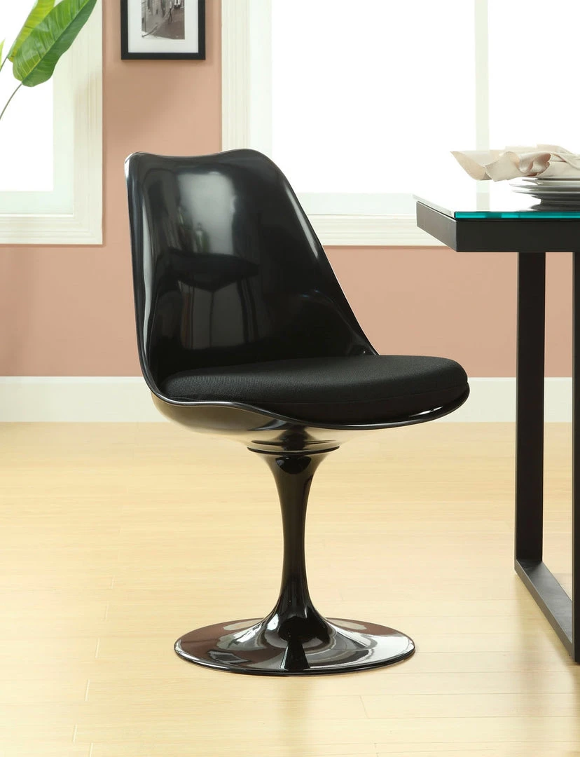 Modway FURNITURE Lily Black Dining Chair 2 Modway FURNITURE Lily Black Dining Chair