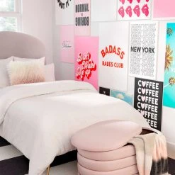 Tov Liana Velvet Storage Bench