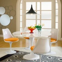 Modway Lily White Dining Chair