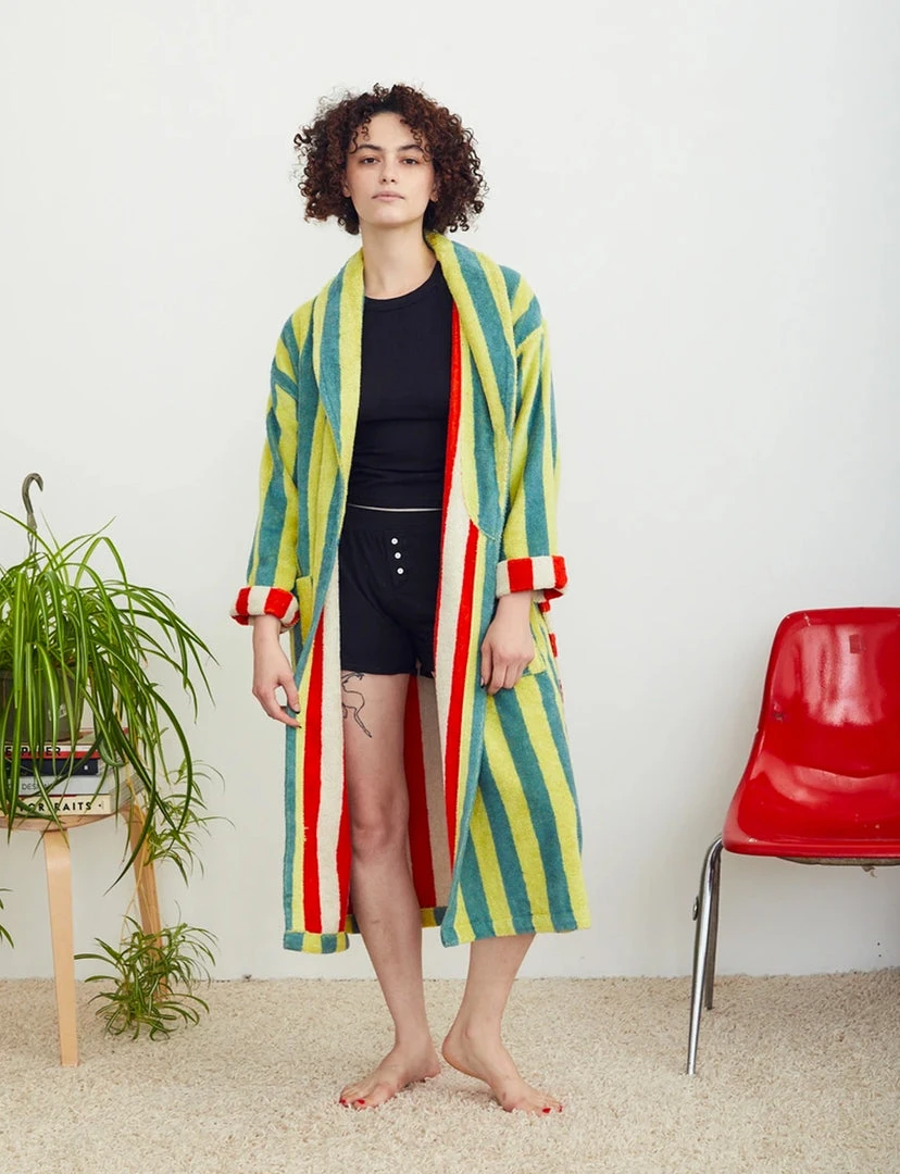 Dusen Dusen Lime Bathrobe 5 Dusen Dusen Lime Bathrobe