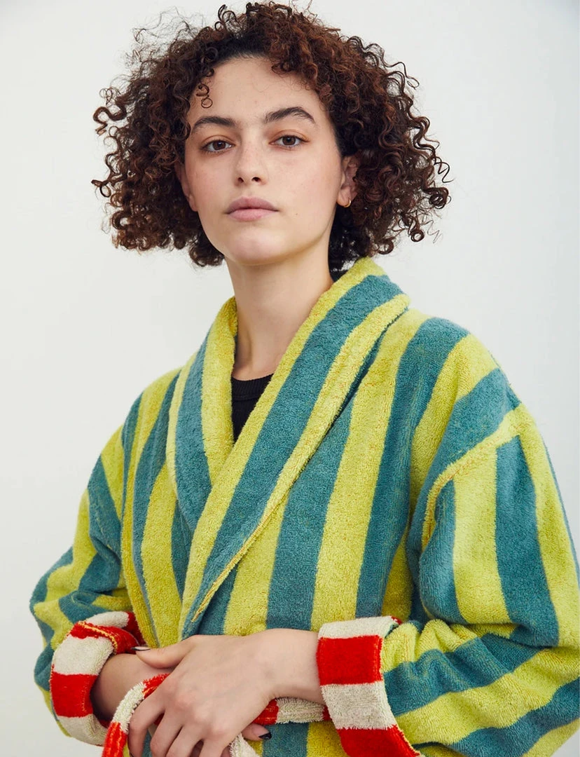 Dusen Dusen Lime Bathrobe 4 Dusen Dusen Lime Bathrobe