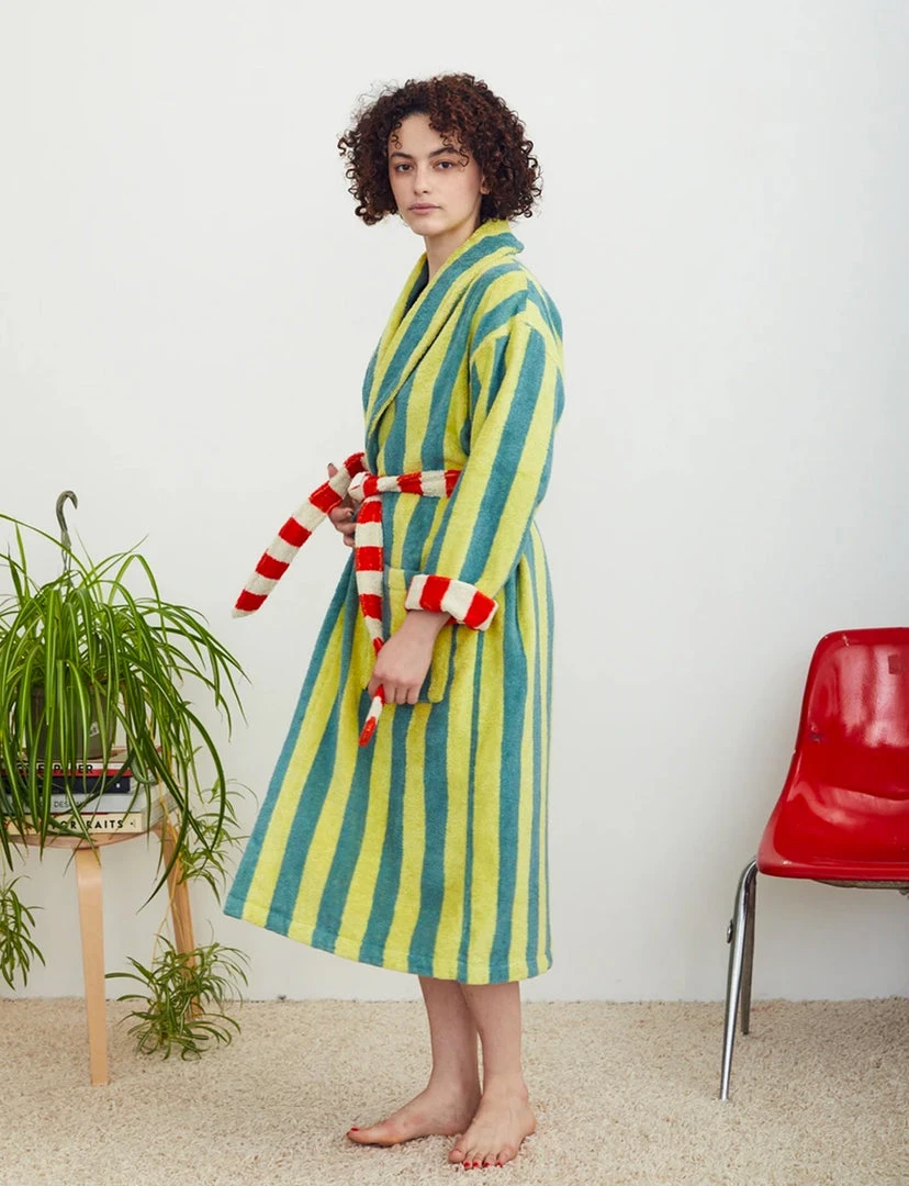 Dusen Dusen Lime Bathrobe 2 Dusen Dusen Lime Bathrobe