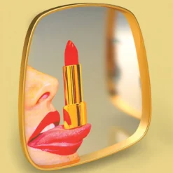 Seletti Toiletpaper Mirror, Tongue