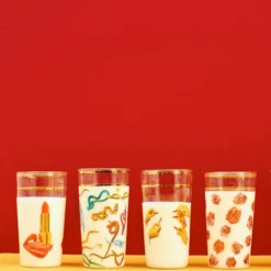 KITCHEN Seletti Toiletpaper Glass, Snakes