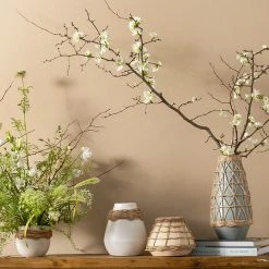 Accent Decor Lissome Vase, Tan NEW ARRIVAL
