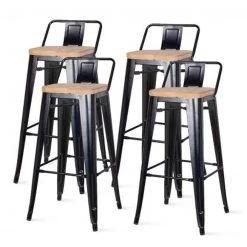 Npd Meta Low Back Bar Stool (set Of 4) 31 Npd Meta Low Back Bar Stool (set Of 4)