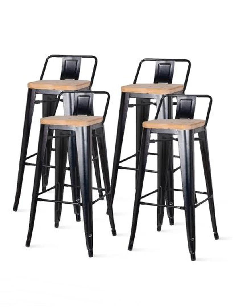 Npd Meta Low Back Bar Stool (set Of 4) 16 Npd Meta Low Back Bar Stool (set Of 4)