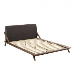 Modway FURNITURE Luna Walnut Bed 59 Modway FURNITURE Luna Walnut Bed
