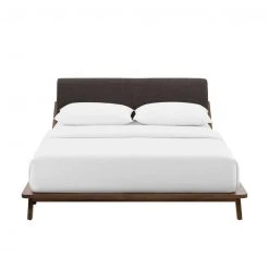 Modway FURNITURE Luna Walnut Bed 57 Modway FURNITURE Luna Walnut Bed