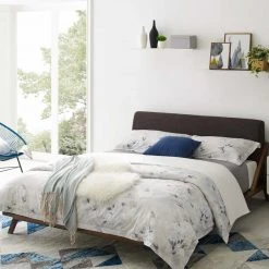 Modway FURNITURE Luna Walnut Bed 61 Modway FURNITURE Luna Walnut Bed