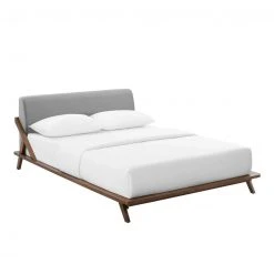Modway FURNITURE Luna Walnut Bed 63 Modway FURNITURE Luna Walnut Bed