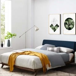 Modway FURNITURE Luna Walnut Bed 56 Modway FURNITURE Luna Walnut Bed