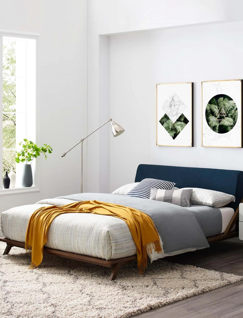 Modway FURNITURE Luna Walnut Bed 16 Modway FURNITURE Luna Walnut Bed