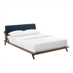 Modway FURNITURE Luna Walnut Bed 53 Modway FURNITURE Luna Walnut Bed
