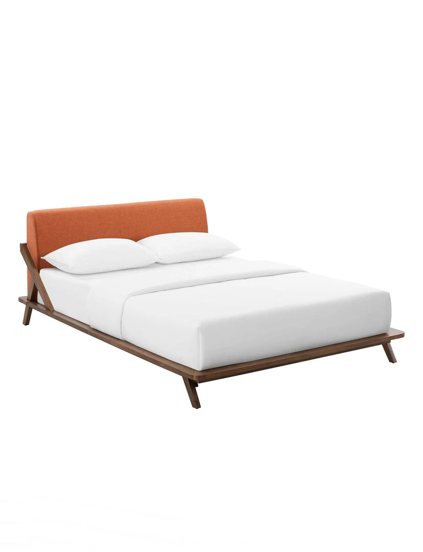 Modway FURNITURE Luna Walnut Bed 8 Modway FURNITURE Luna Walnut Bed