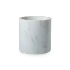 Accent Decor White Marble Pot
