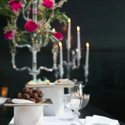 Accent Decor White Marble Pot