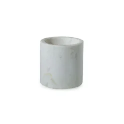 Accent Decor White Marble Pot