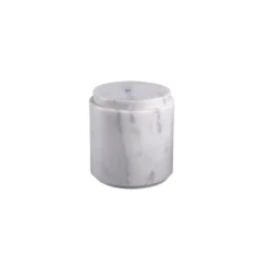 Bidk Home Marble Round Canister W/ Lid KITCHEN
