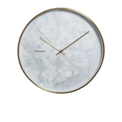 Cloudnola Structure Marble Wall Clock - Black
