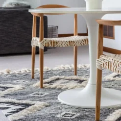 Unique Loom Masao Rectangle Rug, Charcoal 13 Unique Loom Masao Rectangle Rug, Charcoal