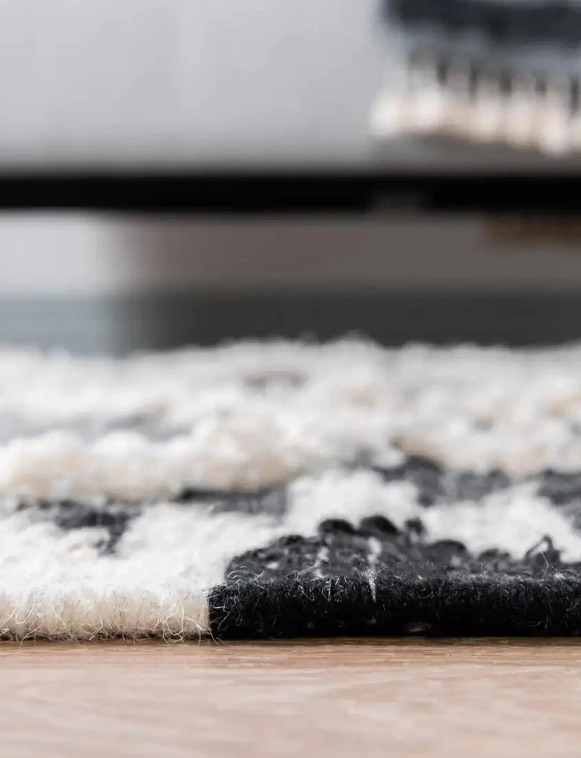 Unique Loom Masao Rectangle Rug, Charcoal 5 Unique Loom Masao Rectangle Rug, Charcoal