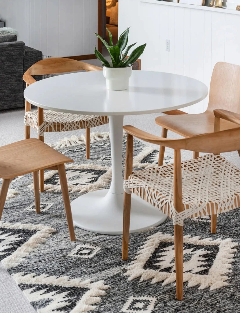 Unique Loom Masao Rectangle Rug, Charcoal 6 Unique Loom Masao Rectangle Rug, Charcoal