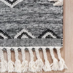 Unique Loom Masao Rectangle Rug, Charcoal 18 Unique Loom Masao Rectangle Rug, Charcoal