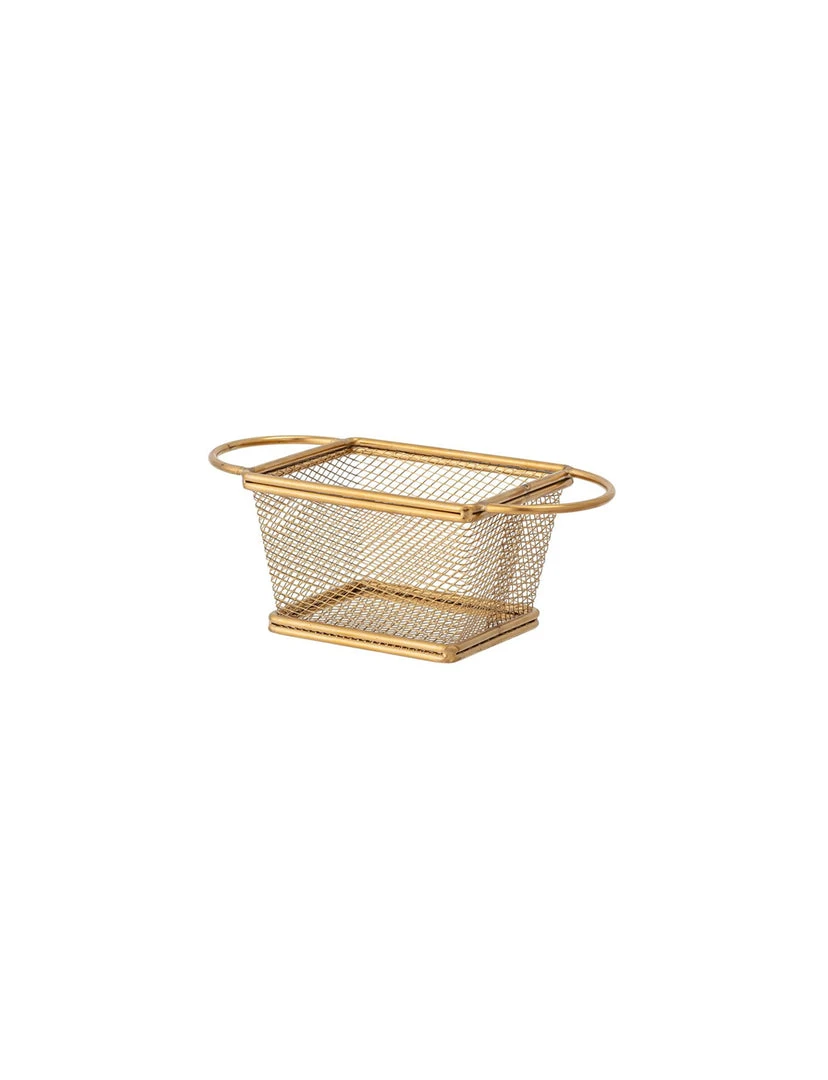 Bloomingville Stainless Steel Mesh Basket 2 Bloomingville Stainless Steel Mesh Basket