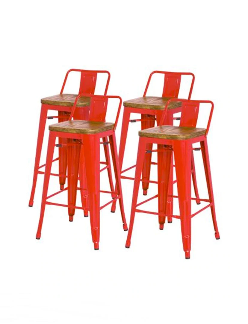 Npd NEW ARRIVAL Meta Low Back Counter Stool (set Of 4) 6 Npd NEW ARRIVAL Meta Low Back Counter Stool (set Of 4)