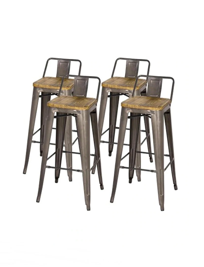 Npd NEW ARRIVAL Meta Low Back Counter Stool (set Of 4) 7 Npd NEW ARRIVAL Meta Low Back Counter Stool (set Of 4)