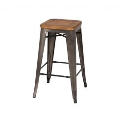 Npd Meta Backless Counter Stool Wood Seat (set Of 4)