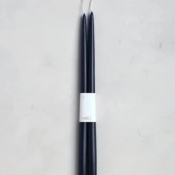 The Floral Society DECOR Dipped Taper Candles, Midnight