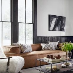 Four Hands Molita Reverse Stitch Sofa FURNITURE