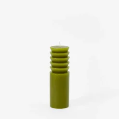 Areaware Totem Candles, Moss