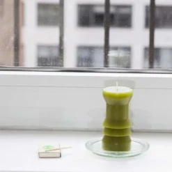 Areaware Totem Candles, Moss