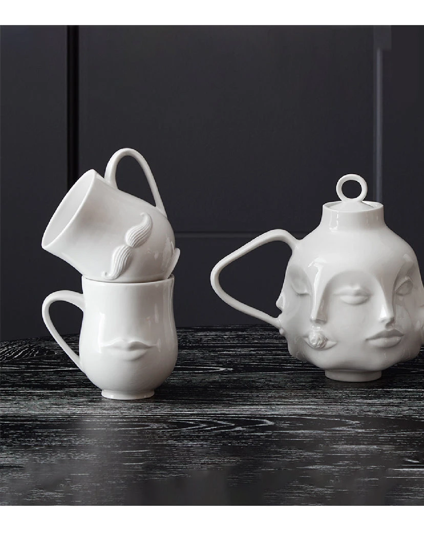 Jonathan Adler KITCHEN Mr. & Mrs. Muse Reversible Mug 6 Jonathan Adler KITCHEN Mr. & Mrs. Muse Reversible Mug