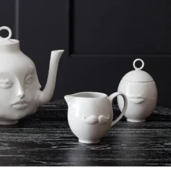 Jonathan Adler Muse Reversible Sugar Bowl KITCHEN 9 Jonathan Adler Muse Reversible Sugar Bowl KITCHEN