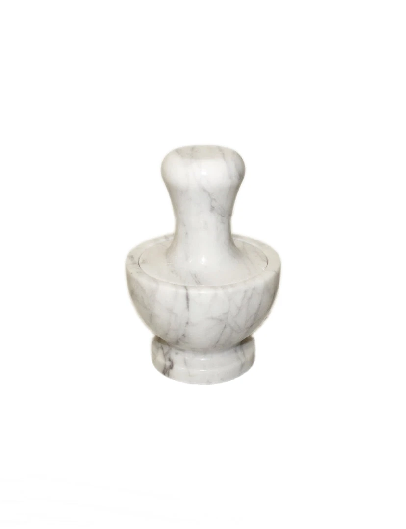 Bidk Home KITCHEN White Marble Mushroom Grinder 1 Bidk Home KITCHEN White Marble Mushroom Grinder