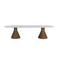 Tov FURNITURE Rose Oval Dining Table