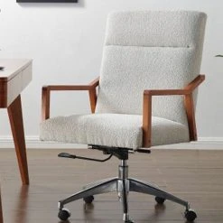 Npd FURNITURE Noha Boucle Office Chair 13 Npd FURNITURE Noha Boucle Office Chair