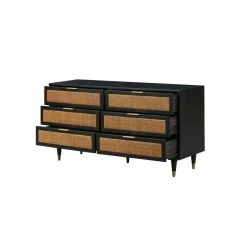 Tov Sera Noir 6 Drawer Dresser FURNITURE 8 Tov Sera Noir 6 Drawer Dresser FURNITURE