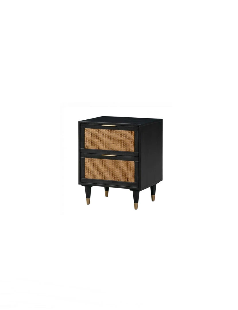 Tov FURNITURE Sera Noir Nightstand 2 Tov FURNITURE Sera Noir Nightstand