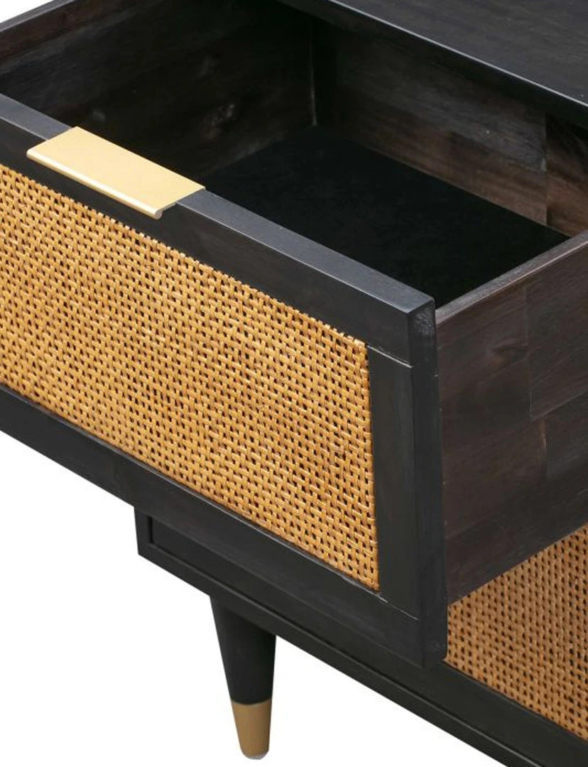 Tov FURNITURE Sera Noir Nightstand 5 Tov FURNITURE Sera Noir Nightstand