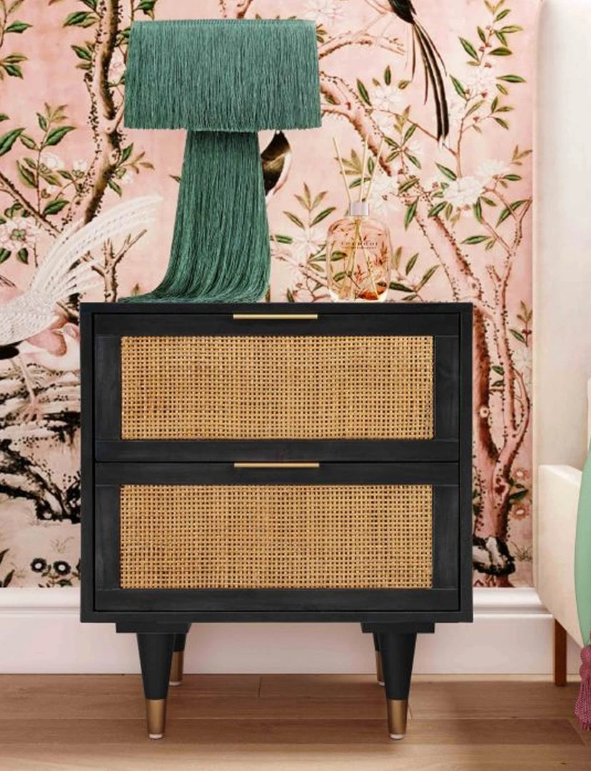 Tov FURNITURE Sera Noir Nightstand 6 Tov FURNITURE Sera Noir Nightstand