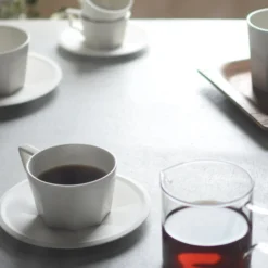 Kinto Oct Cup & Saucer 220ml / 7oz 7 Kinto Oct Cup & Saucer 220ml / 7oz