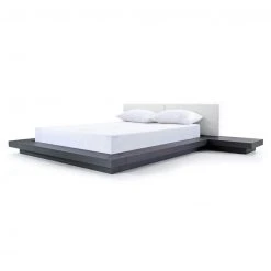 VIG Ohana Bed, Wenge/white FURNITURE